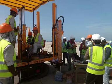 DYLC-20 معدات الزاحف Cpt من Dixin أنجزت مهمتها بنجاح في ميناء غانا في أفريقيا